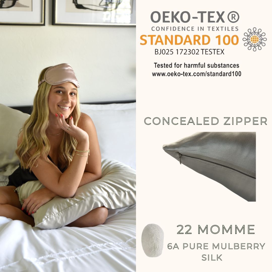 100% Pure Mulberry Silk Pillowcase