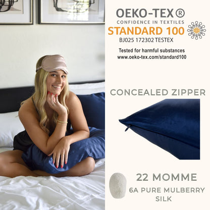 100% Pure Mulberry Silk Pillowcase